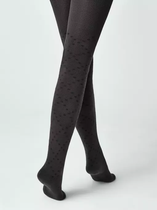 Колготки махровые conte-kids sof-tiki 701 графит, 7С-38СП, 140-146 (22), CONTE-KIDS,  - 2