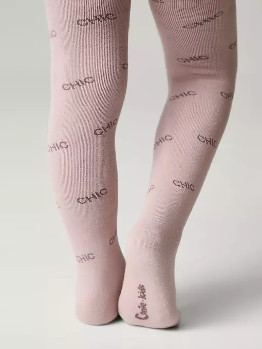 Колготки махровые conte-kids sof-tiki 702 пепельно-розовый, 7С-38СП, 128-134 (20), CONTE-KIDS,  - 3