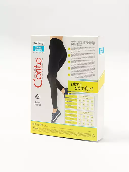 Леггинсы женские conte comfort shaping grafit, 17С-400ТСП, 164-90/XS, CONTE ELEGANT,  - 2