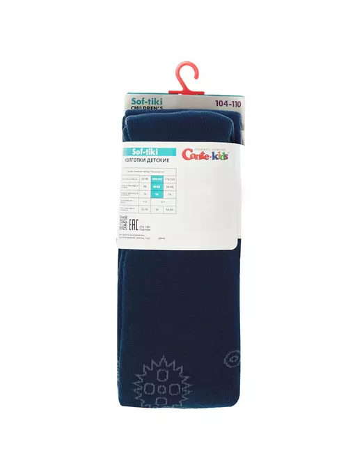 Колготки махровые conte-kids sof-tiki 695 темно-синий, 7С-38СП, 104-110 (16), CONTE-KIDS,  - 5