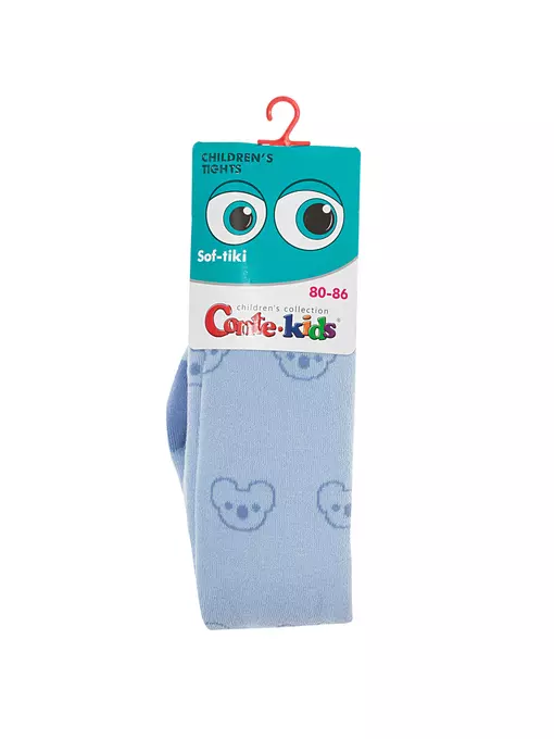 Колготки махровые conte-kids sof-tiki 697 голубой, 7С-38СП, 62-74 (12), CONTE-KIDS,  - 4