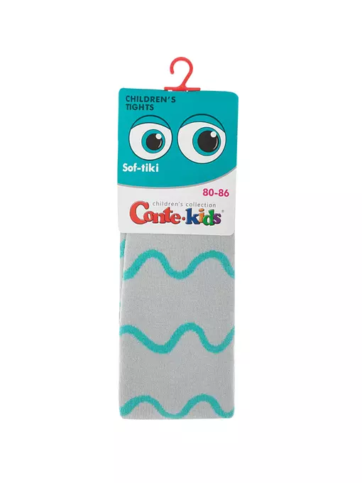 Колготки детские conte-kids sof-tiki 693 светло-серый, 7С-38СП, 80-86 (14), CONTE-KIDS,  - 4