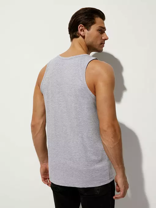 Майка мужская omsa melange u1102 grigio chiaro melange, , 46 (M), OMSA, - 2