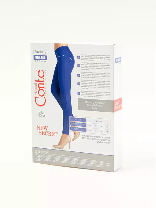 Леггинсы женские conte voyage electric blue, 17С-396ТСП, 164-98/M, CONTE ELEGANT,  - 2