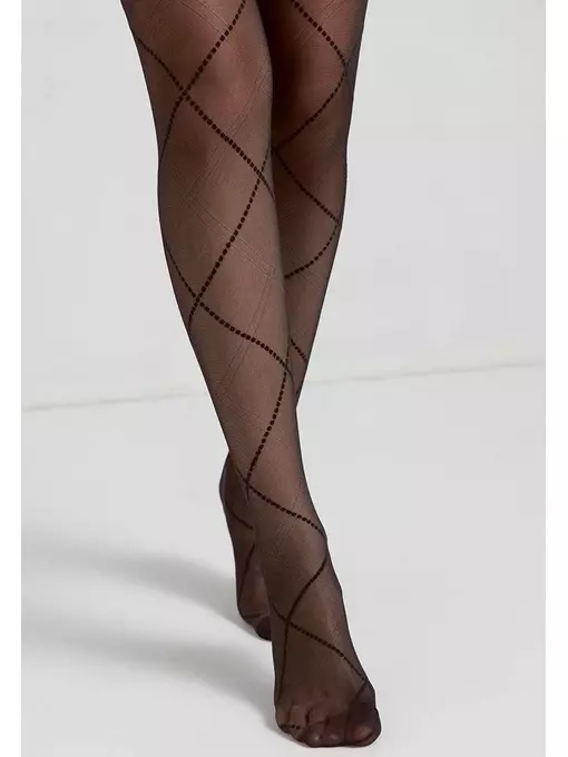 Колготки с имитацией шнуровки conte galerie grafit, 20С-89СП, 3, CONTE ELEGANT,  - 3