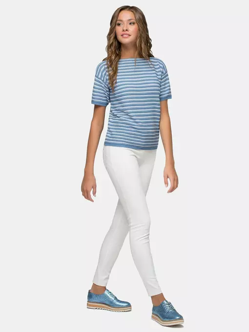 Джемпер женский conte вязаный ldk 021 голубой, 16С-122СП, 158,164-84, CONTE ELEGANT,  - 2