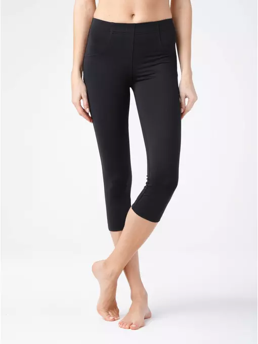 Бриджи женские fitness slim nero, 17С-423ТСП, 170-98/M, CONTE ELEGANT,  - 1