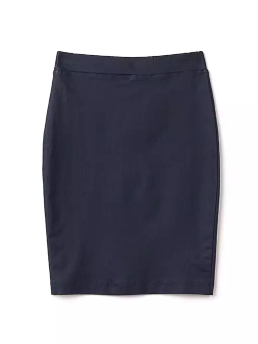 Юбка-карандаш женская с напылением "под кожу" gloria navy, 18С-598ТСП, 170-88-94/S, CONTE ELEGANT,  - 5