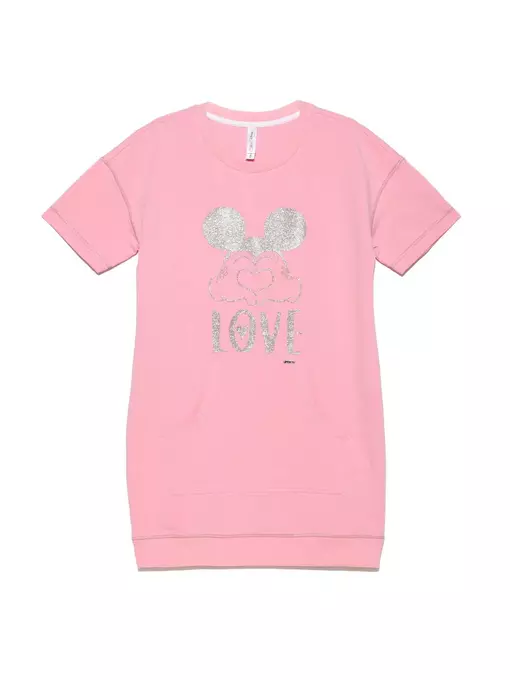 Хлопковая женская туника с мерцающим рисунком ©disney 953 camelia rose, 18С-728ТСП, 170-96-102, CONTE ELEGANT,  - 4