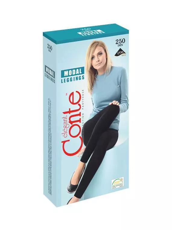 Легинсы женские (низкая талия) conte modal leggings 250, , 4, CONTE ELEGANT, - 1