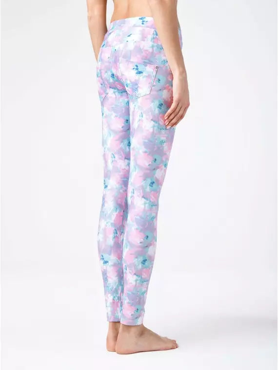 Леггинсы женские aster pink-white, 16С-234ТСП, 170-90/XS, CONTE ELEGANT,  - 2