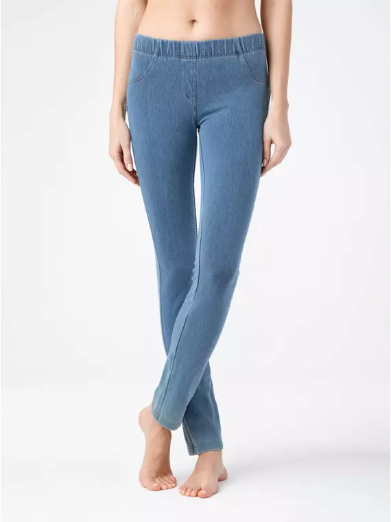 Леггинсы женские muza bright blue, 16С-175ТСП, 164-98/M, CONTE ELEGANT,  - 3