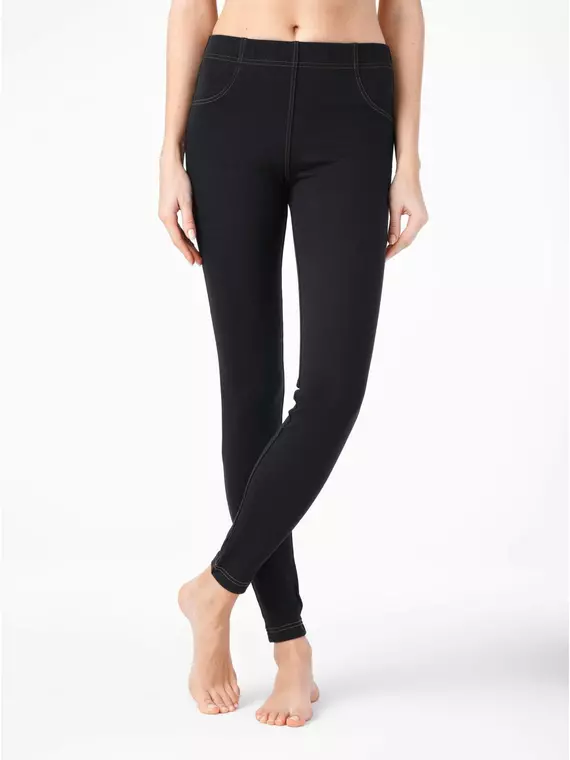 Леггинсы женские conte patch fun nero, 17С-389ТСП, 170-94/S, CONTE ELEGANT,  - 3