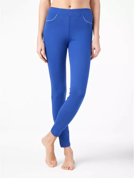 Леггинсы женские conte voyage electric blue, 17С-396ТСП, 170-90/XS, CONTE ELEGANT,  - 3