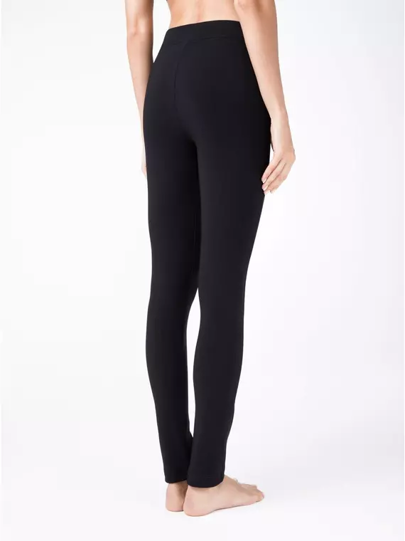 Моделирующие женские леггинсы с высокой посадкой wonder slim nero, 18С-551ТСП, 164-98/M, CONTE ELEGANT,  - 2