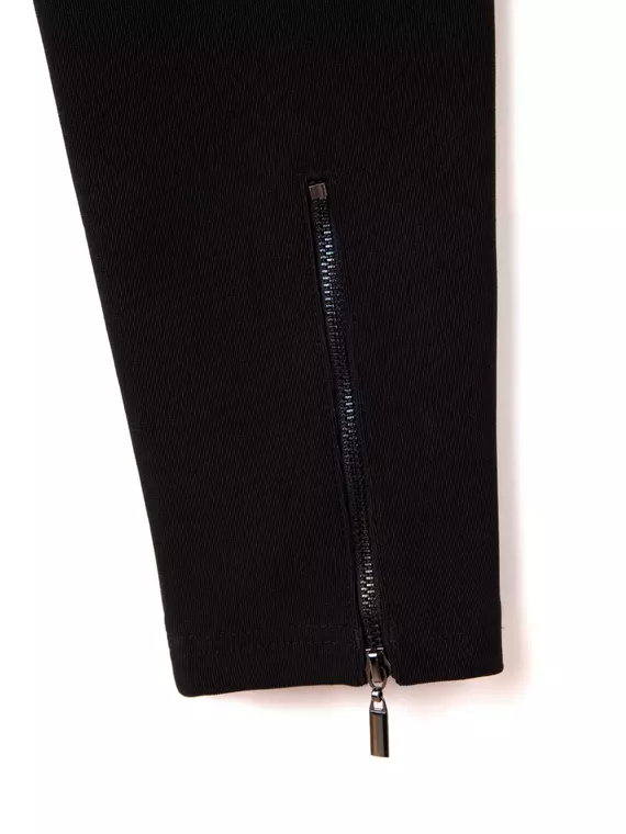 Моделирующие женские леггинсы с высокой посадкой и молниями leonarda nero, 18С-550ТСП, 170-90/XS, CONTE ELEGANT,  - 8