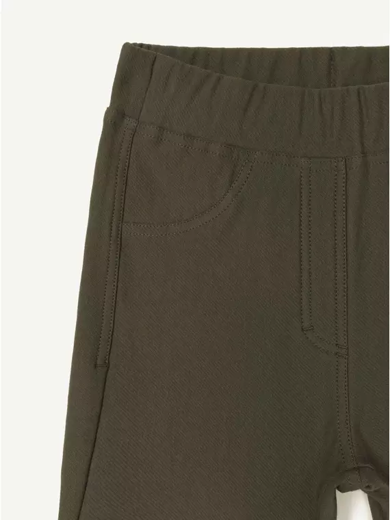 Экстрамягкие джеггинсы с высокой посадкой и термоэффектом windy+ deep khaki, 18С-559ТСП, 170-118/4XL, CONTE ELEGANT,  - 5