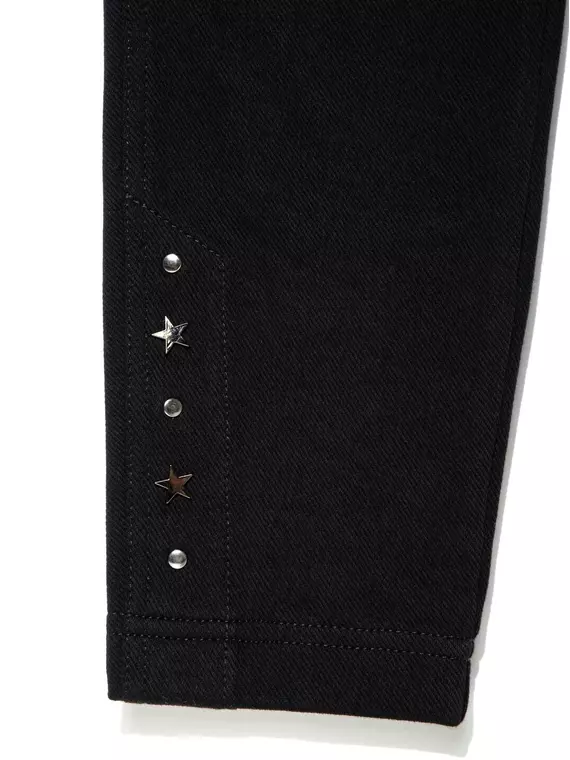 Джеггинсы женские с металлическим декором vegas black, 18С-691ТСП, 164-90/XS, CONTE ELEGANT,  - 7