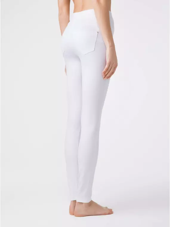 Леггинсы женские conte моделирующие джеггинсы с эффектом "push up" in cosmo white, 18С-689ТСП, 170-94/S, CONTE ELEGANT,  - 2