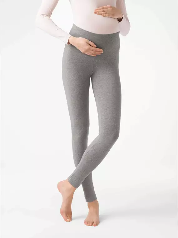 Ультракомфортные леггинсы для беременных mama fitness dark grey, 18С-591ТСП, 170-102/L, CONTE ELEGANT,  - 1