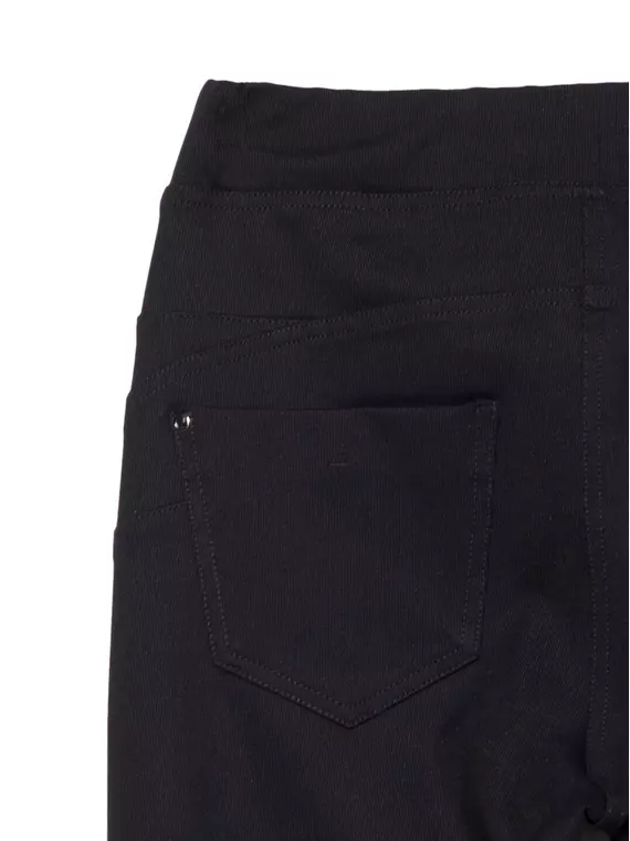 Фактурные женские джеггинсы с высокой посадкой ideal lux royal black, 19С-858ТСП, 164-90/XS, CONTE ELEGANT,  - 8