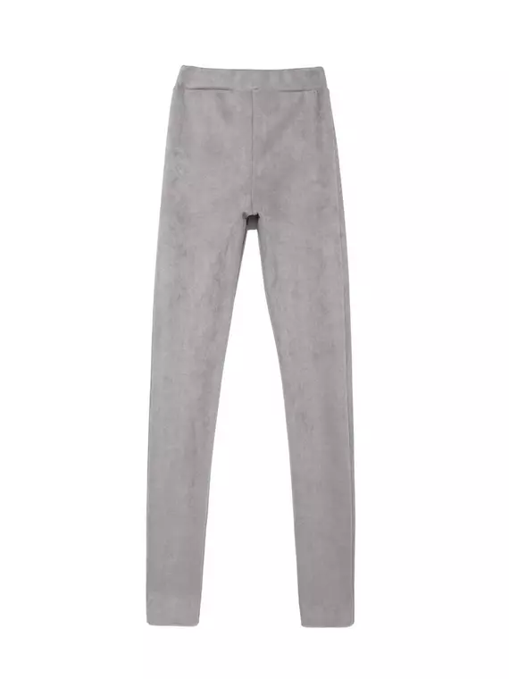 Леггинсы женские из искусственной замши с высокой посадкой conte desire lux silver cloud, , 170-90/XS, CONTE ELEGANT, - 4