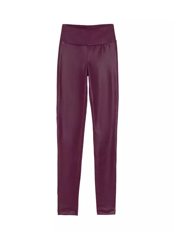 Моделирующие женские леггинсы miss conte с высокой посадкой из искусственной кожи amaranth, 19С-861ТСП, 164-98/M, CONTE ELEGANT,  - 3