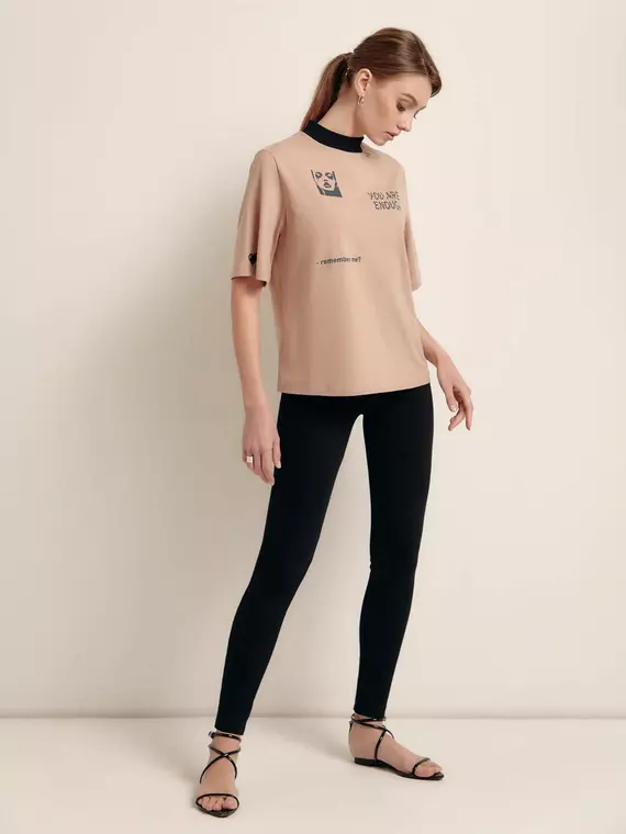 Леггинсы женские sindy black, 20C-1305ТСП, 164-106/XL, CONTE ELEGANT,  - 1