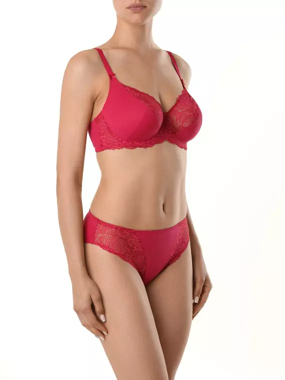 Бюстгальтер с мягкими чашками на косточках city style rb0009 брусника, 16С-0022КСП, 75E, CONTE ELEGANT,  - 3