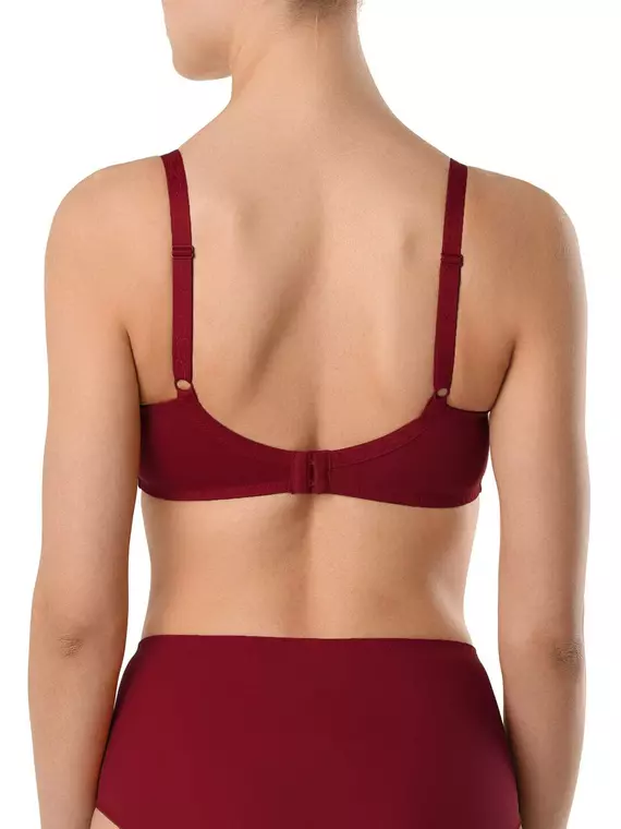 Бюстгальтер c чашками на дубляже с хлопком на каркасах city style rb5015 бордо, 16С-0037КСП, 75E, CONTE ELEGANT,  - 2