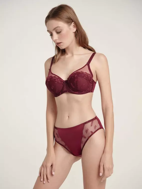 Бюстгальтер "балконет" на каркасах rendezvous rb5130 бордо, 20С-0025КСП, 80C, CONTE ELEGANT,  - 3