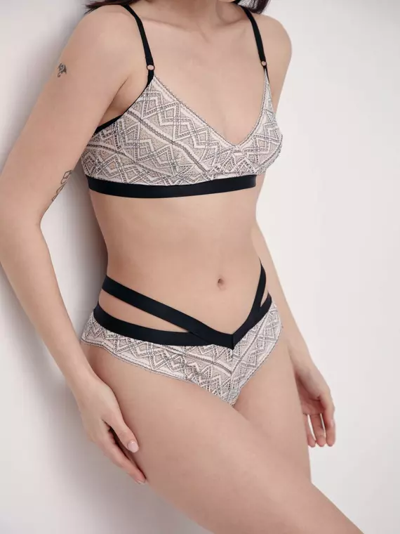 Бюстье из фактурного кружева fairytale lbe 1552 ecru, 21С-1546ТСП, 170-84/XS, CONTE ELEGANT,  - 2