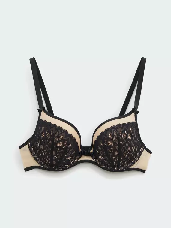 Бюстгальтер conte с эффектом push-up venus tb1075 черный, 19С-0003КСП, 70C, CONTE ELEGANT,  - 3