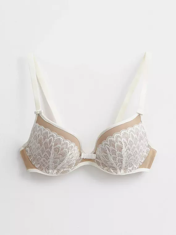 Бюстгальтер женский с эффектом push-up venus tb1075 приглушенно-белый, 19С-0003КСП, 80D, CONTE ELEGANT,  - 4