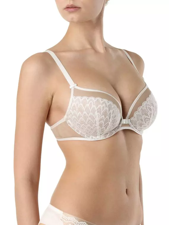 Бюстгальтер женский с эффектом push-up venus tb1075 приглушенно-белый, 19С-0003КСП, 80D, CONTE ELEGANT,  - 2