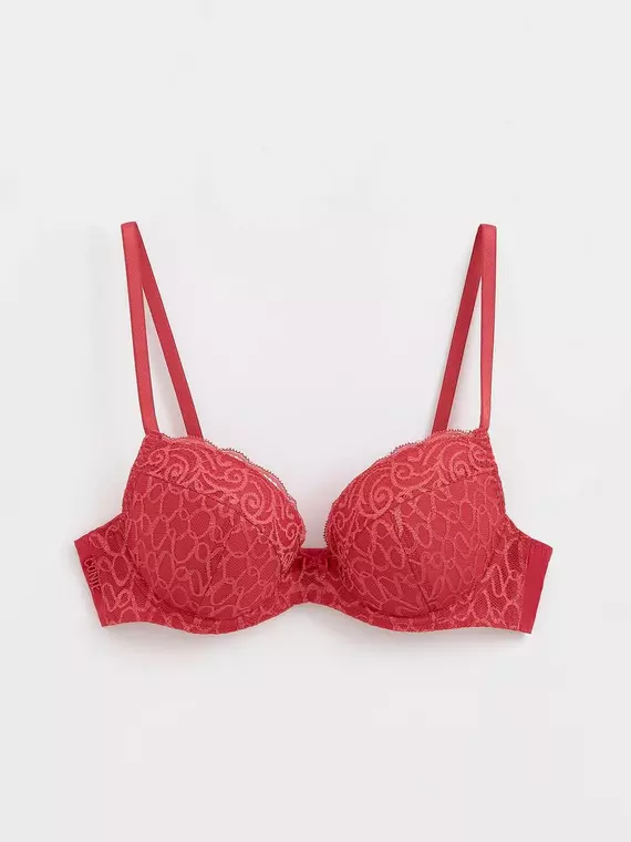 Бюстгальтер с эффектом push-up voile rb2081 брусника, 20С-0005КСП, 70C, CONTE ELEGANT,  - 8