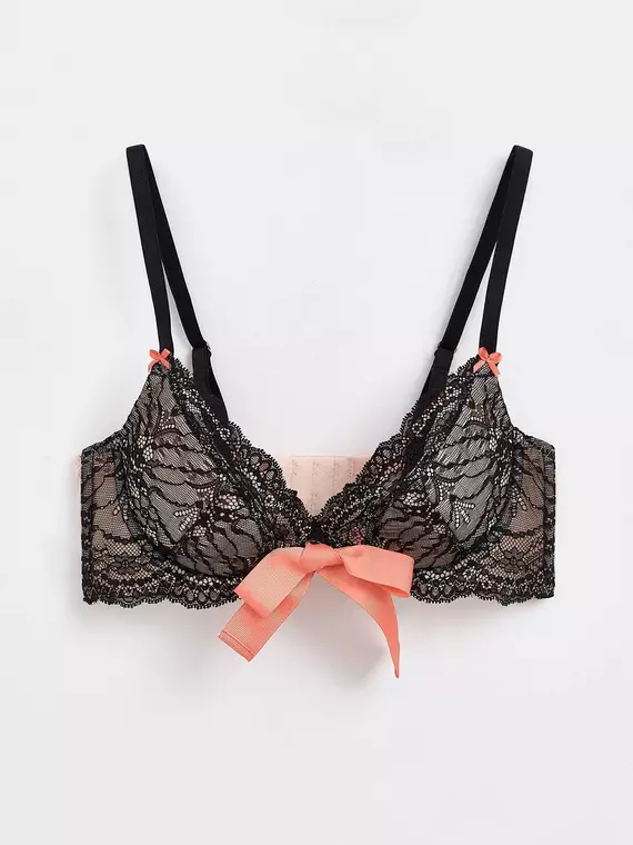 Бюстгальтер с глубоко открытой линией декольте taboo tb5105 камея с черным, 20С-0035КСП, 80B, CONTE ELEGANT,  - 3