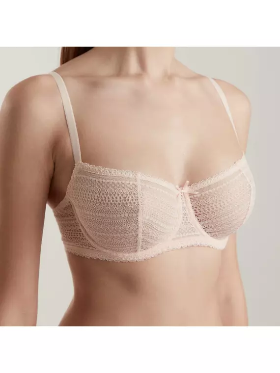 Бюстгальтер женский vintage rb6089 миндаль, 20С-0017КСП, 75A, CONTE ELEGANT,  - 1
