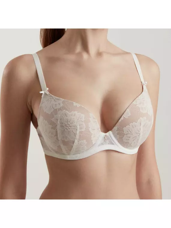 Бюстгальтер push-up на каркасах eva rb1060 приглушенно-белый, 20С-0042КСП, 85B, CONTE ELEGANT,  - 1