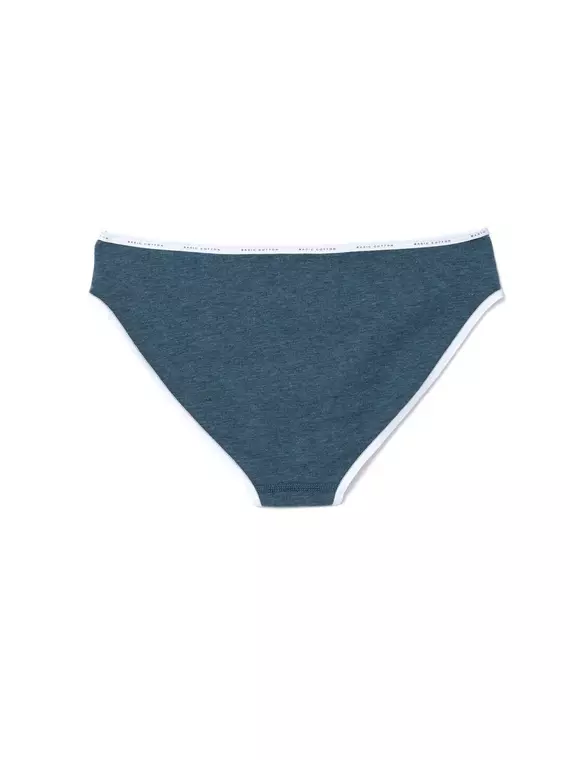 Трусы женские conte "бикини" basic lb 644 (в коробке) dark blue melange, , 98/M, CONTE ELEGANT, - 4