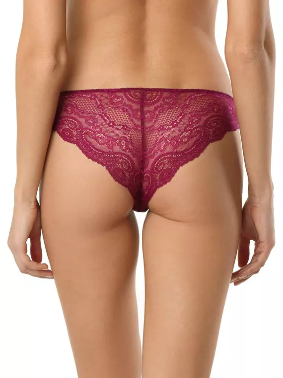 Трусы женские conte "бразилиана" melissa lbr 653 (на вешалке) вино, 16С-270ТСП, 86/XXS, CONTE ELEGANT,  - 2