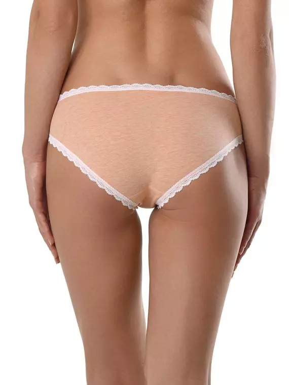 Трусы женские conte "бикини" vintage lb 779 (в коробке) peach-white, 17С-464ТСП, 90/XS, CONTE ELEGANT,  - 2