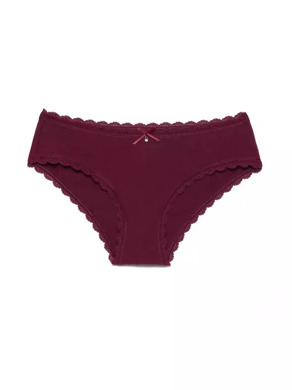 Трусы женские хипстер secret charm conte lhp 988 bordo, 18С-774ТСП, 90/XS, CONTE ELEGANT,  - 3