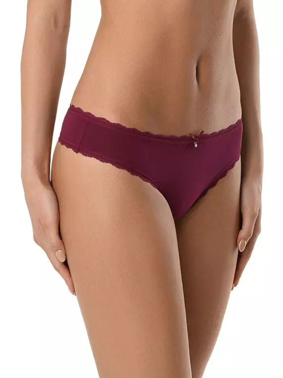 Трусы женские "стринг" secret charm lst 987 (в коробке) bordo, 18С-773ТСП, 94/S, CONTE ELEGANT,  - 1