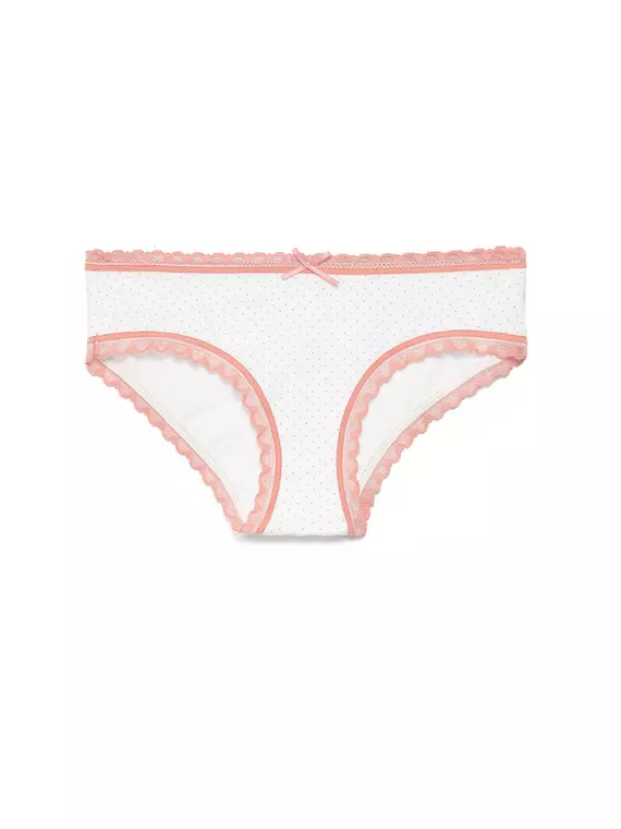 Трусы женские "бикини" lazy days conte lb 1003 (в коробке) white-dusty rose, 18С-791ТСП, 94/S, CONTE ELEGANT,  - 3