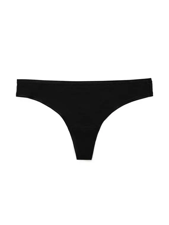 Трусы женские стринг basic collection conte lst 2000 black, 19С-988ТСП, 94/S, CONTE ELEGANT,  - 3