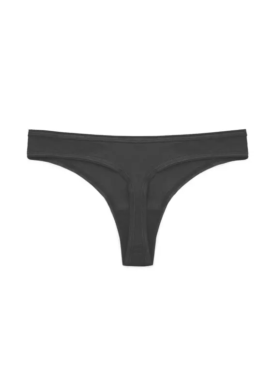 Трусы женские стринг basic collection conte lst 2000 black, 19С-988ТСП, 94/S, CONTE ELEGANT,  - 4