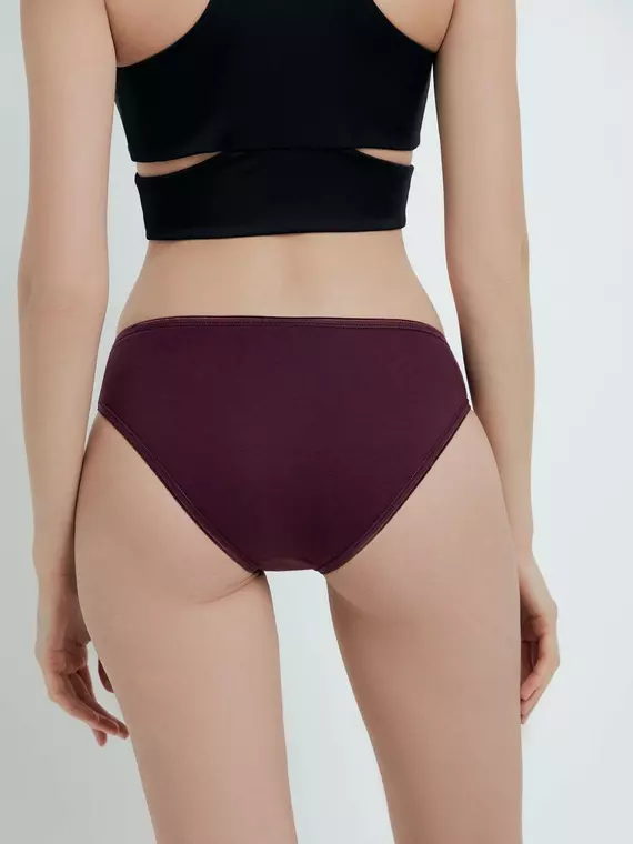 Трусы женские "bikini" lb 2001.3 (в коробке) bordo, , 94/S, CONTE ELEGANT, - 2