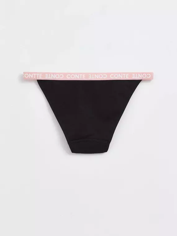 Трусы женские «танга» из премиального хлопка energy lta 1293 black, , 102/L, CONTE ELEGANT, - 2