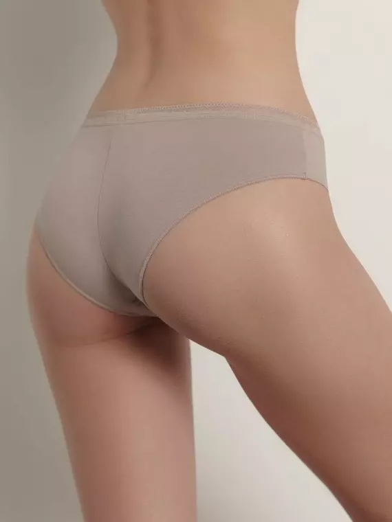 Трусы женские «бикини» из хлопка classic basic lb 1347 cappuccino, , 90/XS, CONTE ELEGANT, - 2